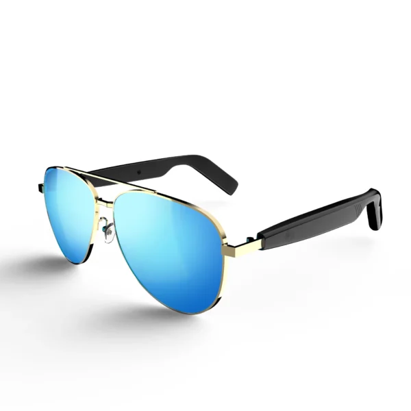 H03d0c310ff614147963e0781fd2b7ab5v.webp VIVACLOTHER Sport Bluetooth Audio Smart Glasses with Anti-Blue Light Lenses & Hands-Free Calls