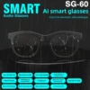 VIVACLOTHER AI Translation Smart Glasses with Touch Control & Voice Assistant