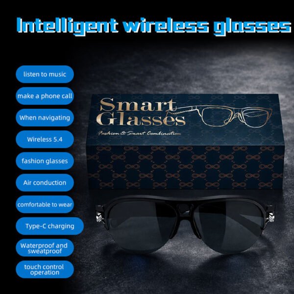 H0dd94b96d5a84ba19da5c806d23c4e1eV-1.jpg_960x960q80-1.jpg VIVACLOTHER Bluetooth Audio Smart Glasses with Touch Control & Long Battery Life