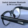 VIVACLOTHER Sport Bluetooth Audio Smart Glasses with Touch Control & Cycling Use