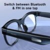 VIVACLOTHER Sport Bluetooth Audio Smart Glasses with Touch Control & Cycling Use