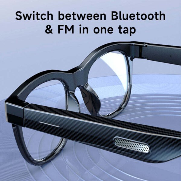 VIVACLOTHER Sport Bluetooth Audio Smart Glasses with Touch Control & Cycling Use