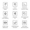 VIVACLOTHER Sport Bluetooth Audio Smart Glasses with Anti-Blue Light Lenses & Cycling Use