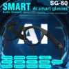VIVACLOTHER AI Translation Smart Glasses with Touch Control & Voice Assistant
