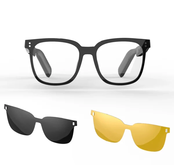 VIVACLOTHER Sport Bluetooth Audio Smart Glasses with Driving Use