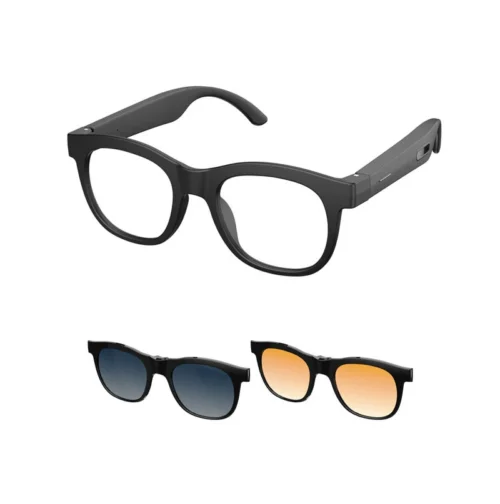 VIVACLOTHER AI Translation Smart Glasses with Touch Control & Voice Assistant