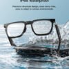 VIVACLOTHER Open-Ear Bluetooth Audio Smart Glasses