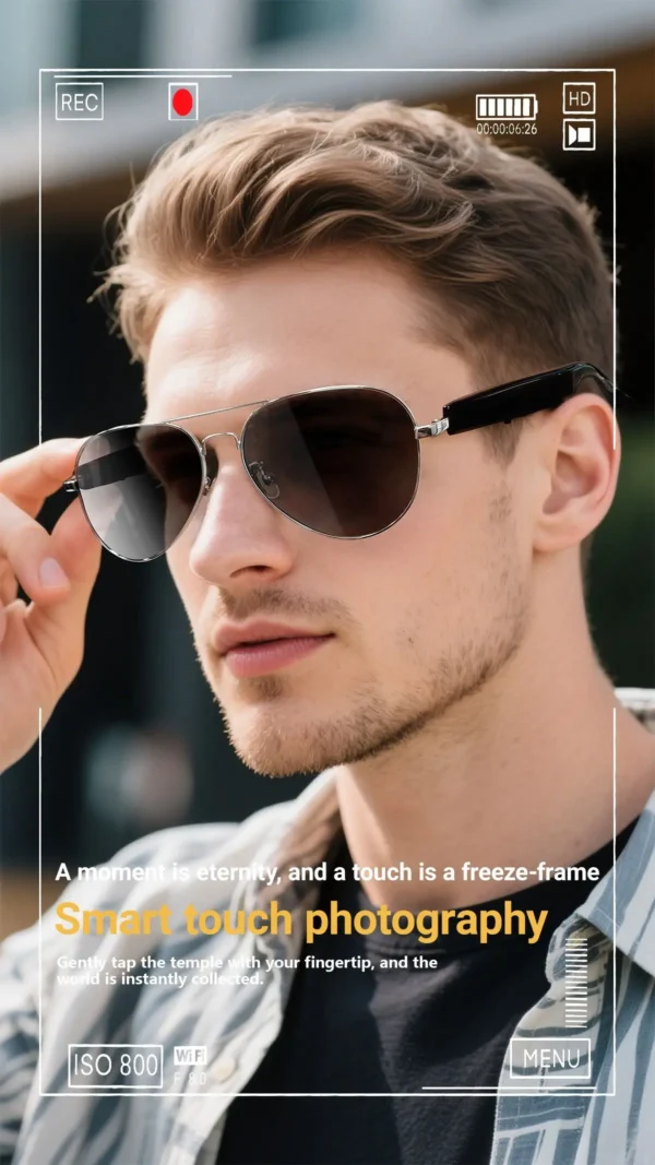 H779934e0b4584e2b96dad4fbc9a1cfe6T.webp VIVACLOTHER AI Translation Smart Glasses with Anti-Blue Light Lenses