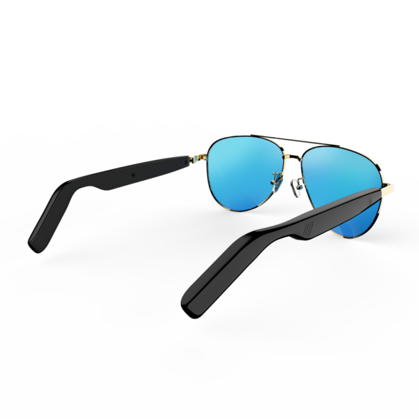 H7cc218171b7048a9b9cc34c7f340e3caD.jpg_960x960q80.png VIVACLOTHER Sport Bluetooth Audio Smart Glasses with Anti-Blue Light Lenses & Hands-Free Calls