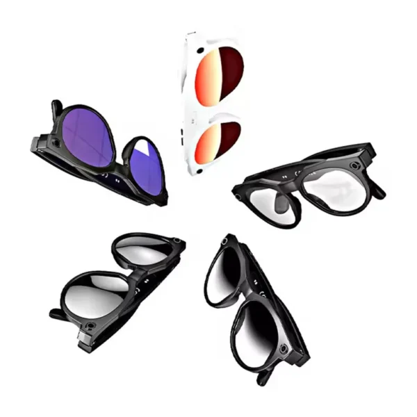 H84eda1dd5a78452ea8895907849fbfd3r-2.webp VIVACLOTHER AI Camera Smart Glasses with Bluetooth Audio