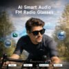 VIVACLOTHER Sport Bluetooth Audio Smart Glasses with Touch Control & Cycling Use