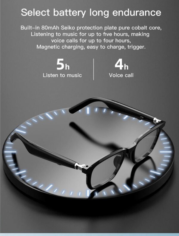 VIVACLOTHER Open-Ear Bluetooth Audio Smart Glasses