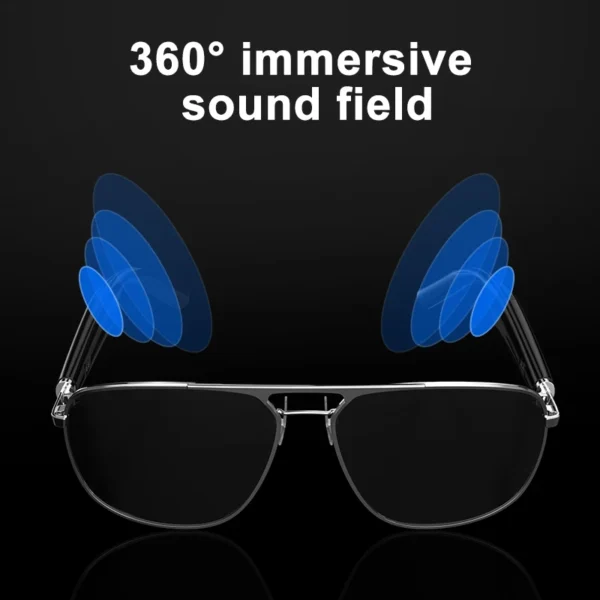 H899f8d3536d142aea7c6b214494803feZ-1.webp VIVACLOTHER AI Camera Smart Glasses with Bluetooth Audio