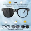 VIVACLOTHER Sport Bluetooth Audio Smart Glasses with Touch Control & Cycling Use