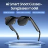 VIVACLOTHER 8MP AI Camera Smart Glasses with Real-Time Translation