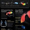 VIVACLOTHER 8MP AI Camera Smart Glasses with Real-Time Translation