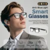 Hcd45f10f6e9948eea50cc58b038fadf3s-1.webp VIVACLOTHER Anti-Blue Light Bluetooth Audio Smart Glasses with Voice Assistant