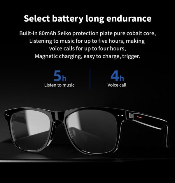 VIVACLOTHER AI Translation Smart Glasses with Touch Control