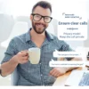 Hecbc9feb1a9646b7bdfab13b8c3649e1D.webp VIVACLOTHER Anti-Blue Light Bluetooth Audio Smart Glasses with Voice Assistant